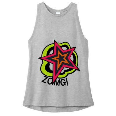 Ryuji Sakamoto Zomg Ladies PosiCharge Tri-Blend Wicking Tank