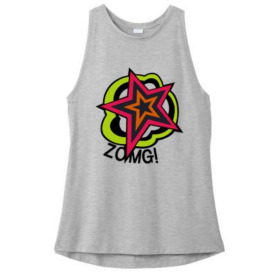 Ryuji Sakamoto Zomg Ladies PosiCharge Tri-Blend Wicking Tank