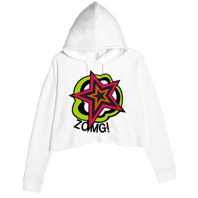 Ryuji Sakamoto Zomg Crop Fleece Hoodie