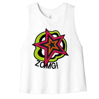 Ryuji Sakamoto Zomg Women's Racerback Cropped Tank