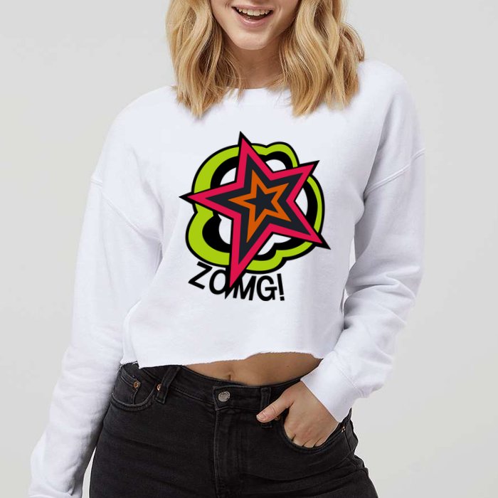 Ryuji Sakamoto Zomg Cropped Pullover Crew