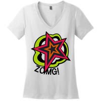 Ryuji Sakamoto Zomg Women's V-Neck T-Shirt