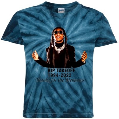 RIP Takeoff 1994 2022 Thanks For The Memories Rest In Peace Rapper Kids Tie-Dye T-Shirt