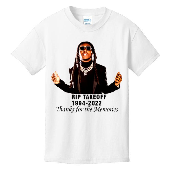 RIP Takeoff 1994 2022 Thanks For The Memories Rest In Peace Rapper Kids T-Shirt