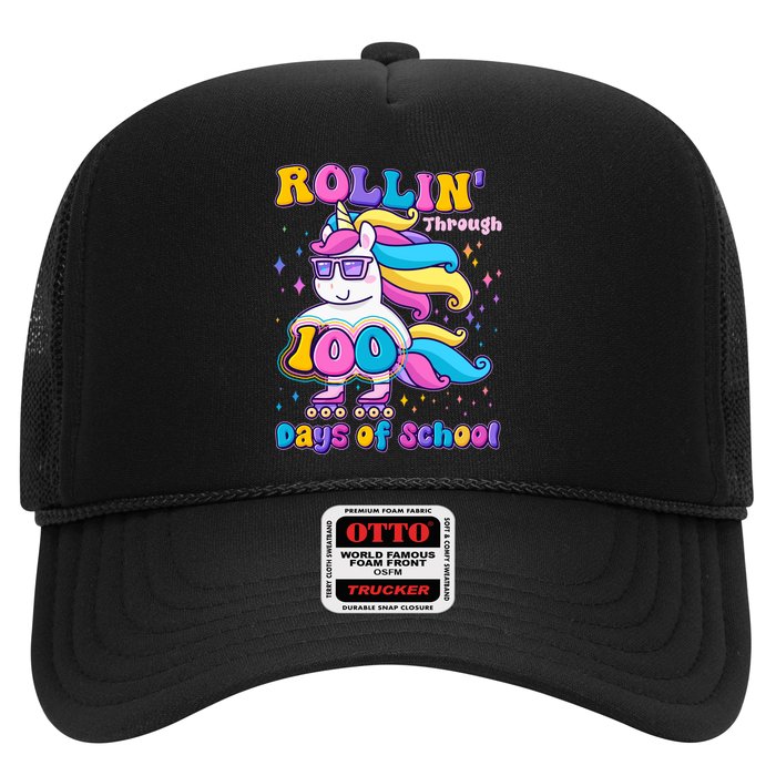 Rollin Through 100 Days Of School Roller Skating Unicorn Hat
