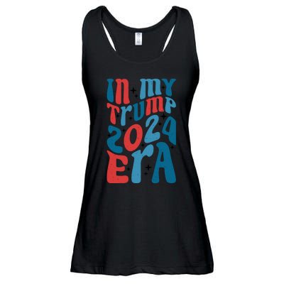 Retro Trump 2024 Era Graphic Ladies Essential Flowy Tank