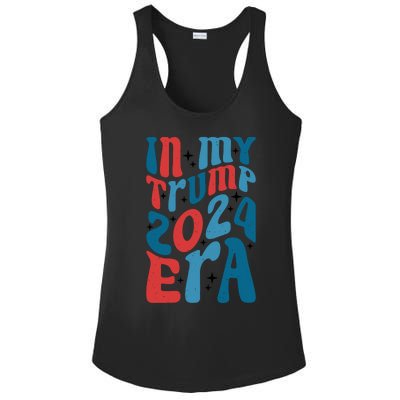 Retro Trump 2024 Era Graphic Ladies PosiCharge Competitor Racerback Tank