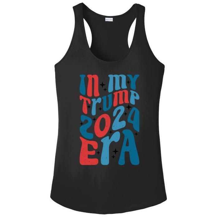 Retro Trump 2024 Era Graphic Ladies PosiCharge Competitor Racerback Tank