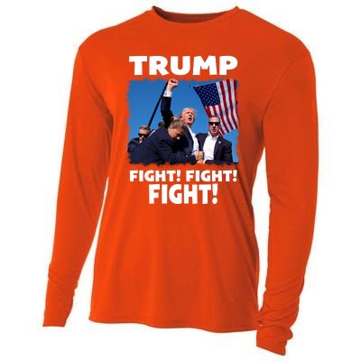 Retro Trump 2024 Fight Cooling Performance Long Sleeve Crew