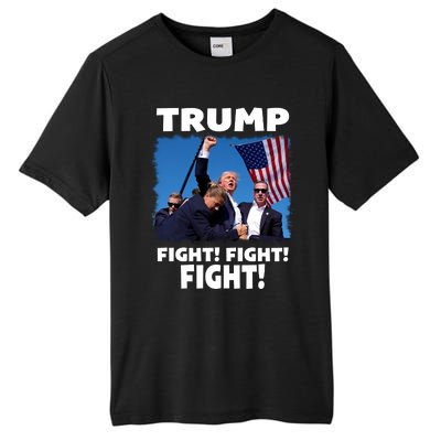 Retro Trump 2024 Fight Tall Fusion ChromaSoft Performance T-Shirt