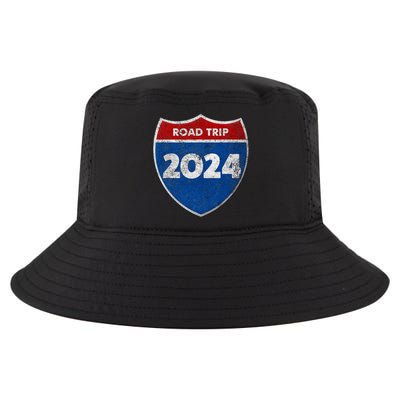 Road Trip 2024 Sign Matching Family Group Cool Comfort Performance Bucket Hat