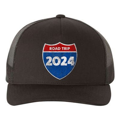 Road Trip 2024 Sign Matching Family Group Yupoong Adult 5-Panel Trucker Hat