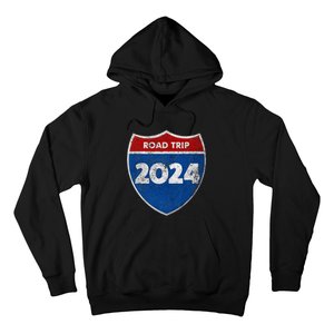 Road Trip 2024 Sign Matching Family Group Hoodie