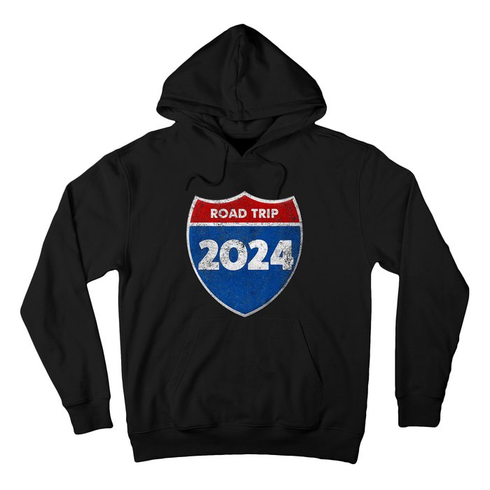 Road Trip 2024 Sign Matching Family Group Hoodie