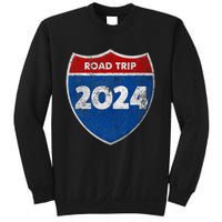 Road Trip 2024 Sign Matching Family Group Sweatshirt