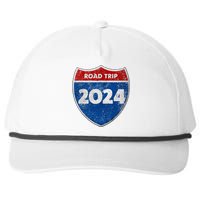 Road Trip 2024 Sign Matching Family Group Snapback Five-Panel Rope Hat