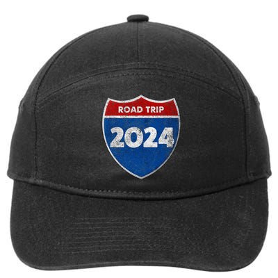 Road Trip 2024 Sign Matching Family Group 7-Panel Snapback Hat