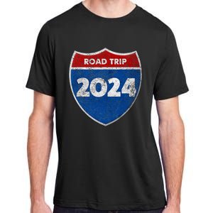 Road Trip 2024 Sign Matching Family Group Adult ChromaSoft Performance T-Shirt