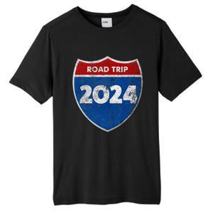 Road Trip 2024 Sign Matching Family Group Tall Fusion ChromaSoft Performance T-Shirt