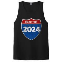 Road Trip 2024 Sign Matching Family Group PosiCharge Competitor Tank