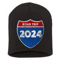 Road Trip 2024 Sign Matching Family Group Short Acrylic Beanie