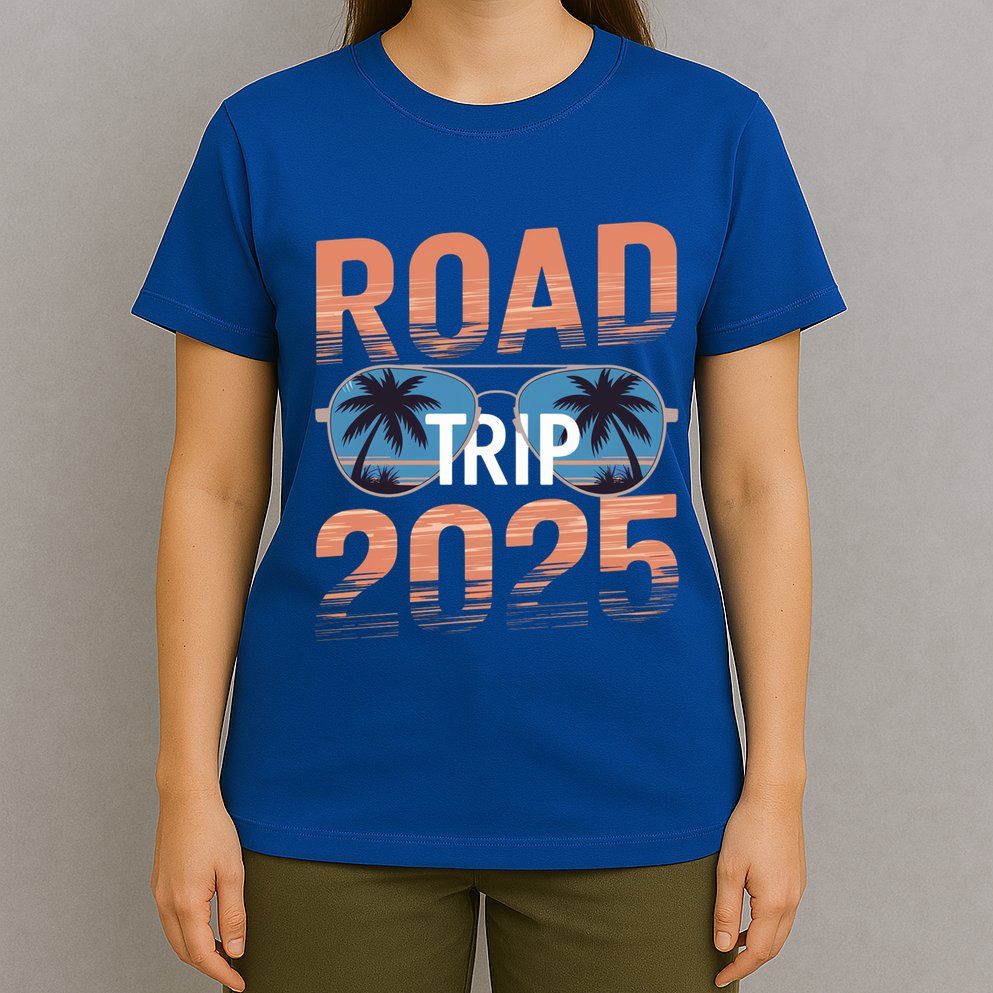 Road Trip 2025 Family Vacation Gift T-Shirt