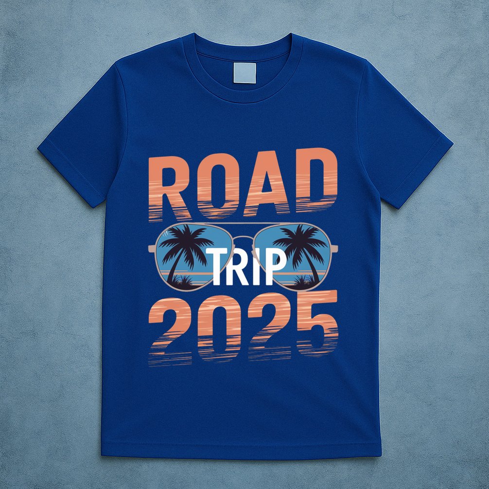 Road Trip 2025 Family Vacation Gift T-Shirt