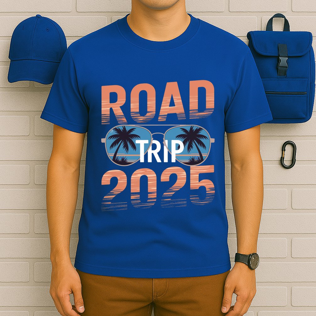 Road Trip 2025 Family Vacation Gift T-Shirt