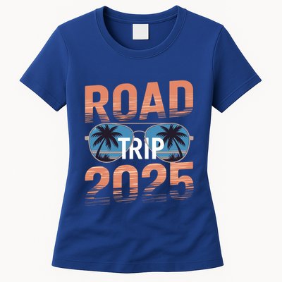Road Trip 2025 Family Vacation Gift Womens T-Shirt