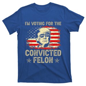 Retro Trump 2024 Convicted Felon IM Voting Convicted Felon Gift T-Shirt