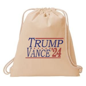 Retro Trump 2024 Election For Republicans Trump Vance 2024 Drawstring Bag