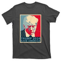 Retro Trump 2024 Save America Funny Trump Mug Shot Gift T-Shirt