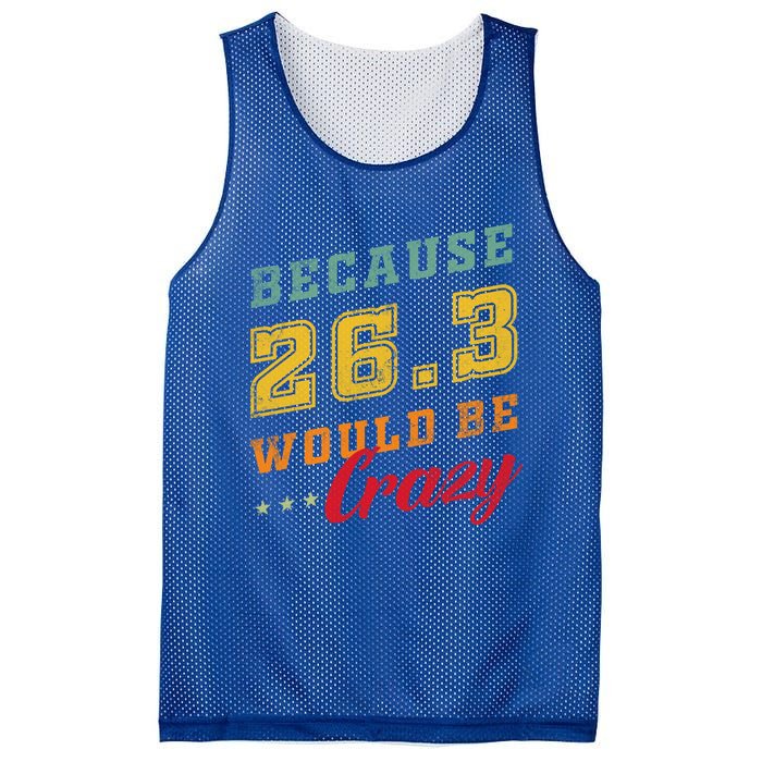 Running The 26 2 Miles And Be A Finisher For Marathon Cute Gift Mesh Reversible Basketball Jersey Tank