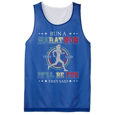 Running The 26 2 Miles And Be A Finisher For Run A Marathon Cool Gift Mesh Reversible Basketball Jersey Tank