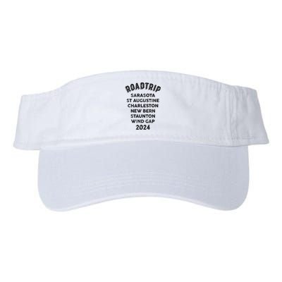 Road Trip 2024 Sarasota To Wind Gap East Coast Scenic Drive Valucap Bio-Washed Visor