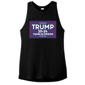 Retro Trump 2024 Years In Prison Funny Antitrump Ladies PosiCharge Tri-Blend Wicking Tank