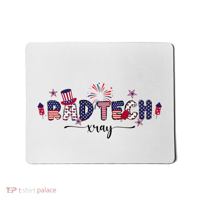 Rad Tech 4th Of July Fireworks Mousepad