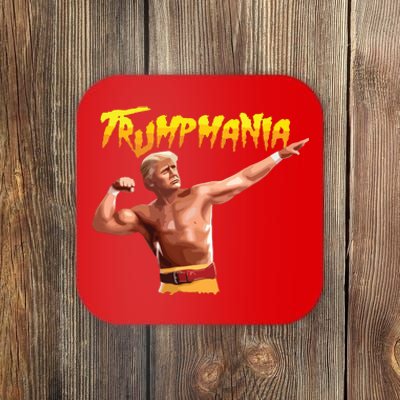 Retro Trump 45 Mania 47 Still Standing Trump 2024 Coaster