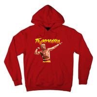 Retro Trump 45 Mania 47 Still Standing Trump 2024 Tall Hoodie