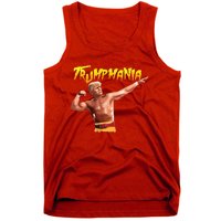 Retro Trump 45 Mania 47 Still Standing Trump 2024 Tank Top