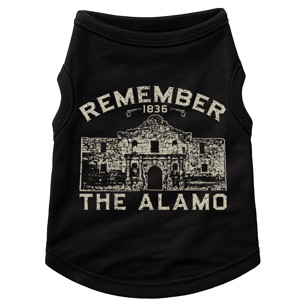 Remember The Alamo Souvenir History San Antonio Texas Doggie Tank