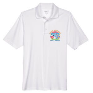 Ready To Attack First Grade Funny Shark Men's Origin Performance Pique Polo