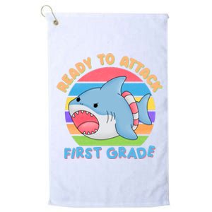 Ready To Attack First Grade Funny Shark Platinum Collection Golf Towel