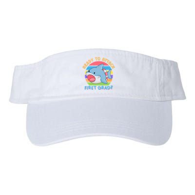 Ready To Attack First Grade Funny Shark Visor