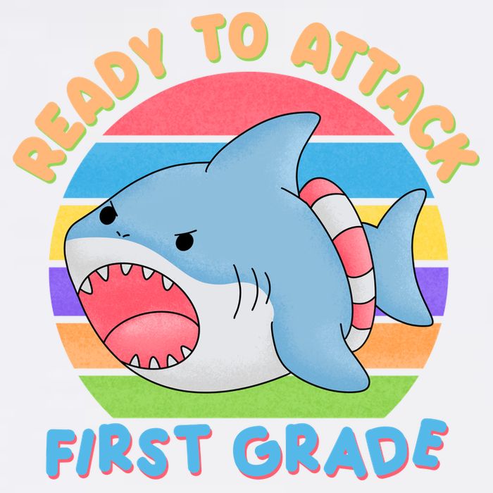 Ready To Attack First Grade Funny Shark Wool Snapback Cap