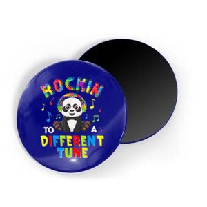 Rockin' To A Different Tune Panda Autism Awareness Magnet