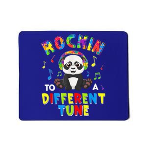 Rockin' To A Different Tune Panda Autism Awareness Mousepad