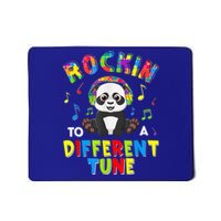 Rockin' To A Different Tune Panda Autism Awareness Mousepad