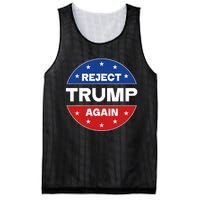 Reject Trump Again Election 2024 Mesh Reversible Basketball Jersey Tank