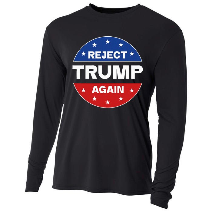 Reject Trump Again Election 2024 Cooling Performance Long Sleeve Crew